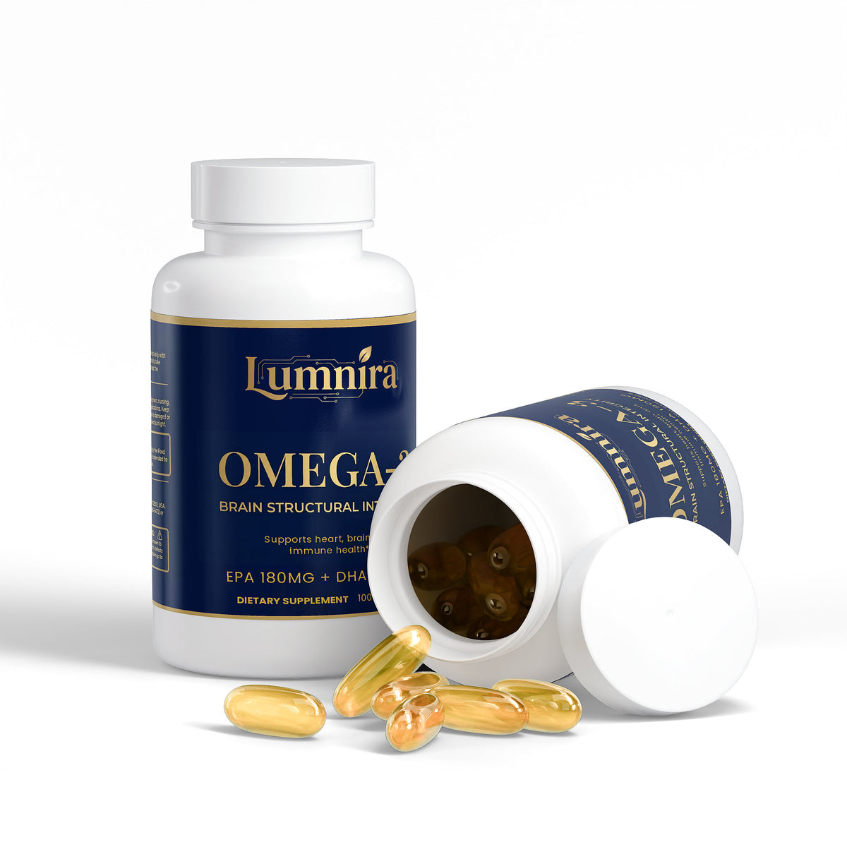 Lumnira Omega-3 (180mg EPA / 120mg DHA) — 100 Softgels