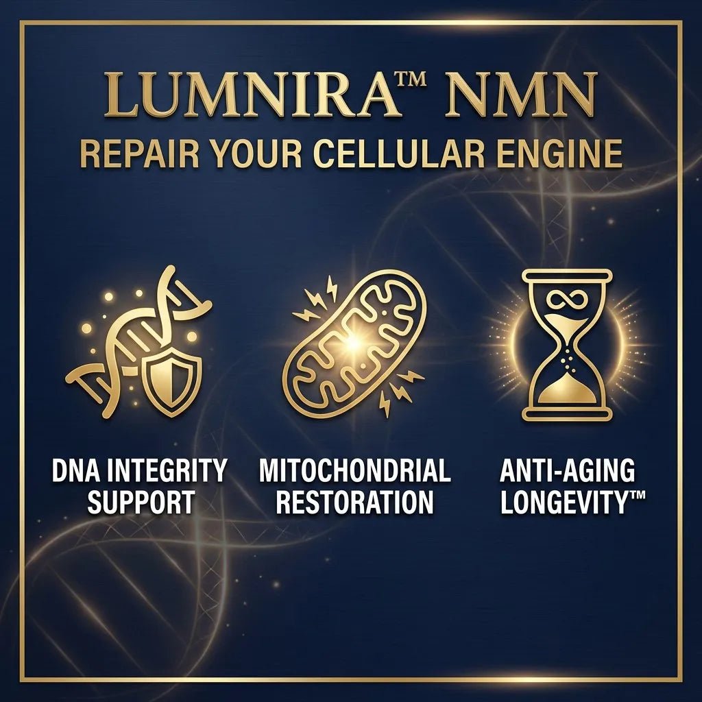 Lumnira NMN — Cellular Restoration (NAD+ Integrity) - LumniraSpecialty Supplements