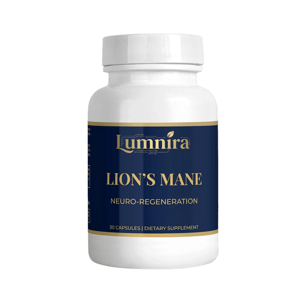 Lumnira Lion's Mane Neuro-Regeneration Formula mushroom supplement bottle